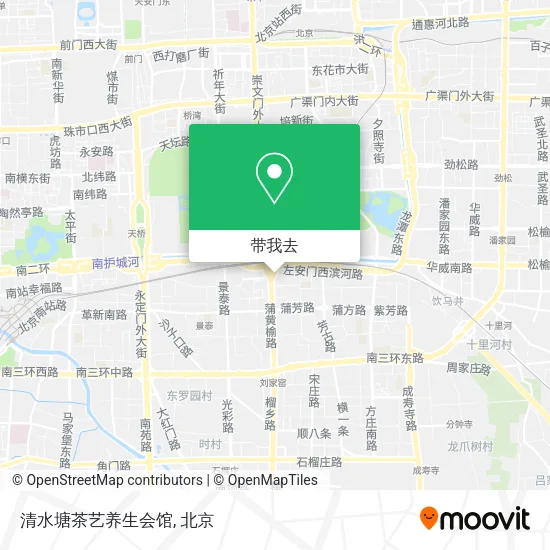 清水塘茶艺养生会馆地图