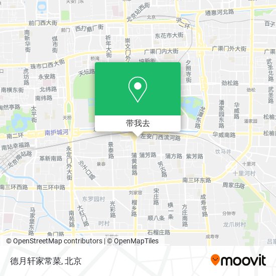 德月轩家常菜地图