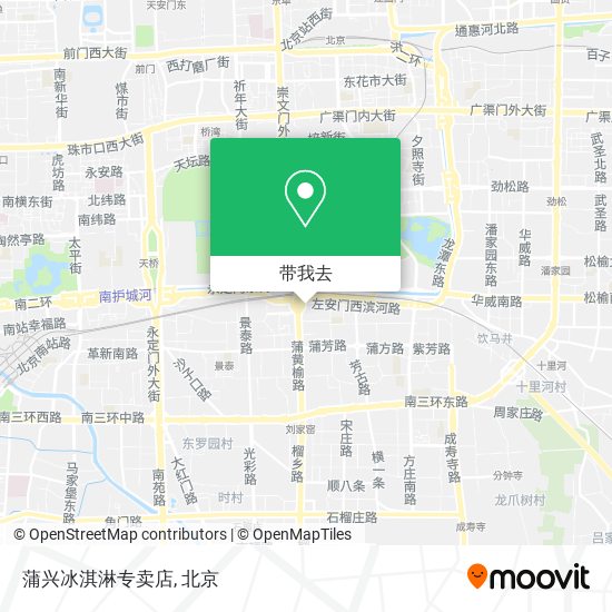 蒲兴冰淇淋专卖店地图