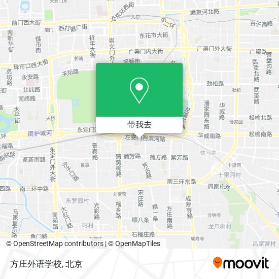 方庄外语学校地图