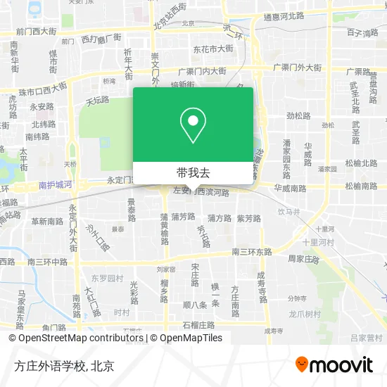 方庄外语学校地图