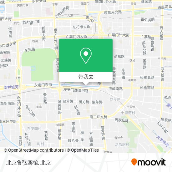 北京鲁弘宾馆地图