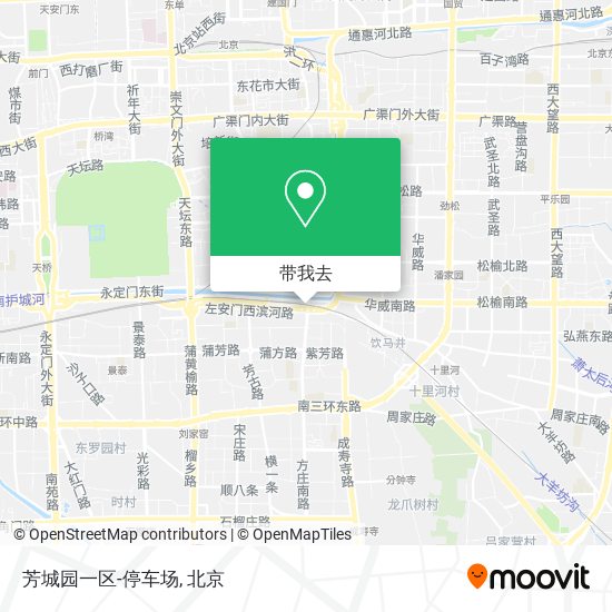 芳城园一区-停车场地图