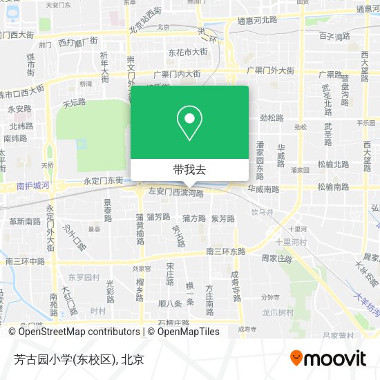 芳古园小学(东校区)地图