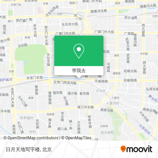 日月天地写字楼地图