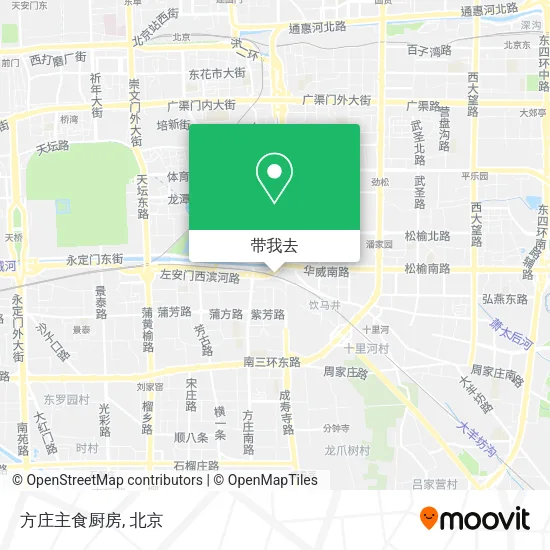 方庄主食厨房地图