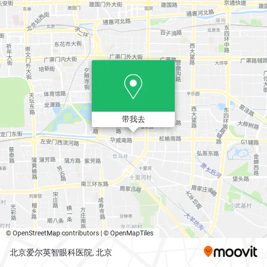 北京爱尔英智眼科医院地图