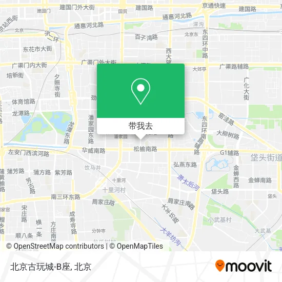 北京古玩城-B座地图