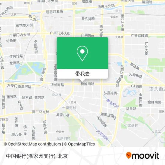 中国银行(潘家园支行)地图