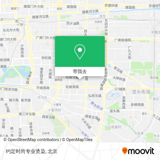 约定时尚专业烫染地图