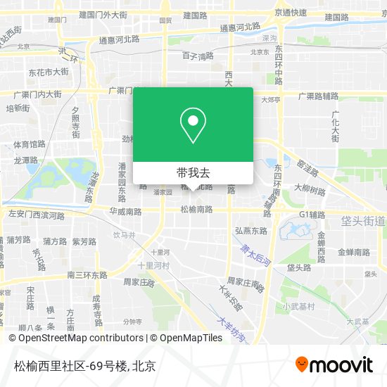 松榆西里社区-69号楼地图