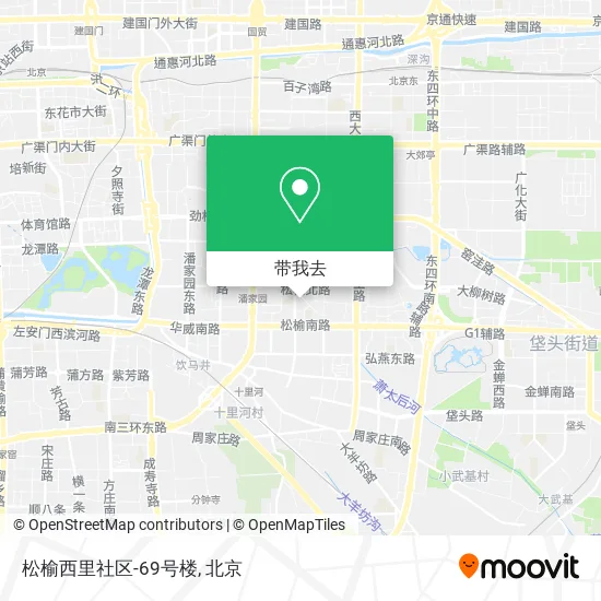 松榆西里社区-69号楼地图