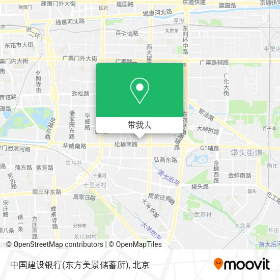中国建设银行(东方美景储蓄所)地图