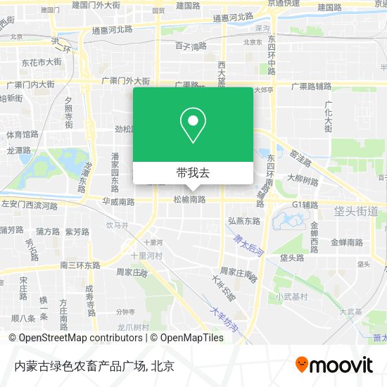 内蒙古绿色农畜产品广场地图