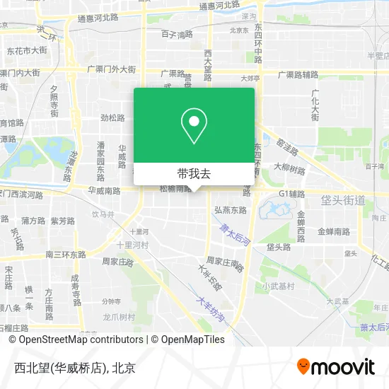 西北望(华威桥店)地图