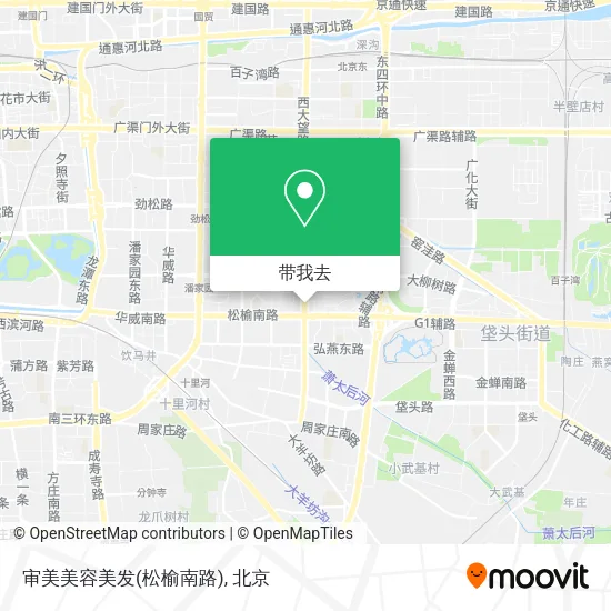 审美美容美发(松榆南路)地图