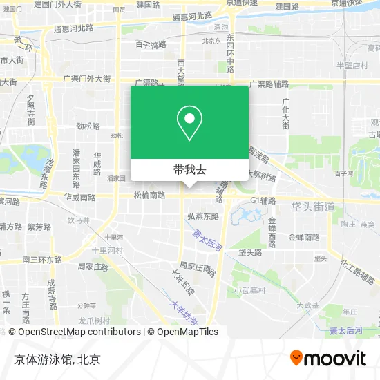 京体游泳馆地图