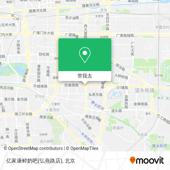 亿家康鲜奶吧(弘燕路店)地图