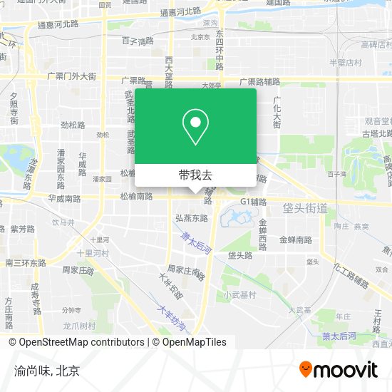 渝尚味地图