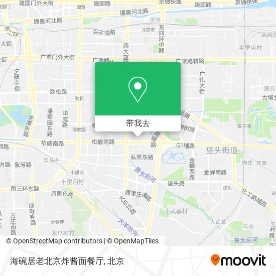 海碗居老北京炸酱面餐厅地图