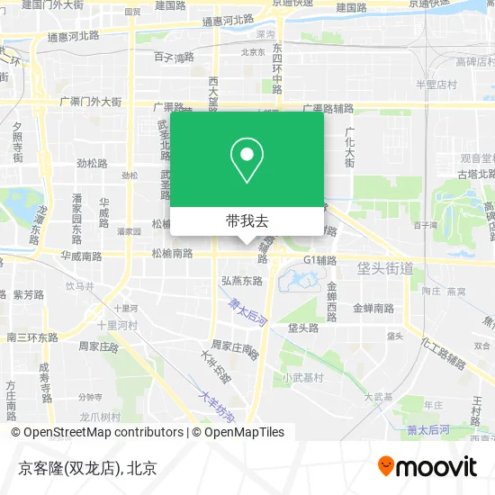 京客隆(双龙店)地图