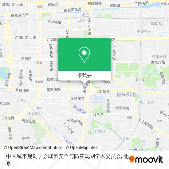 中国城市规划学会城市安全与防灾规划学术委员会地图