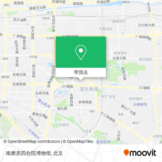 南磨房四合院博物馆地图
