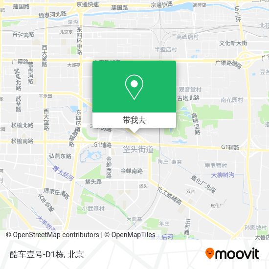 酷车壹号-D1栋地图