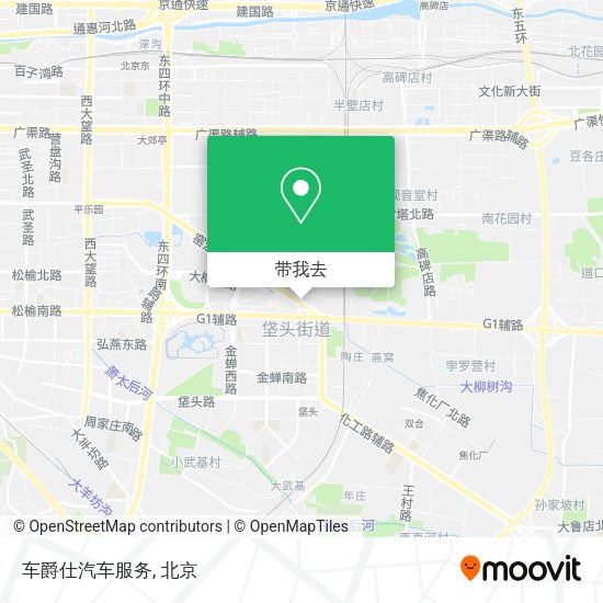车爵仕汽车服务地图