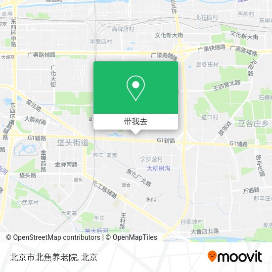 北京市北焦养老院地图