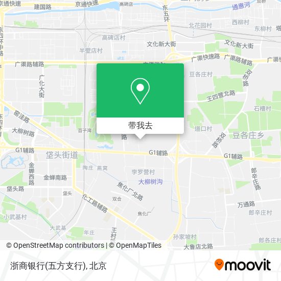 浙商银行(五方支行)地图