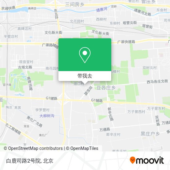 白鹿司路2号院地图