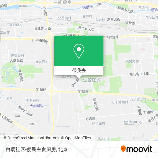 白鹿社区-便民主食厨房地图