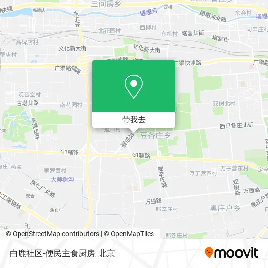 白鹿社区-便民主食厨房地图