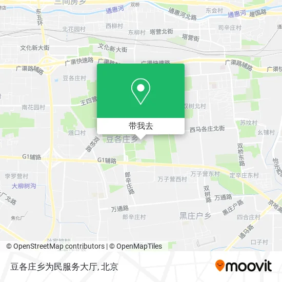 豆各庄乡为民服务大厅地图