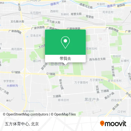 五方体育中心地图