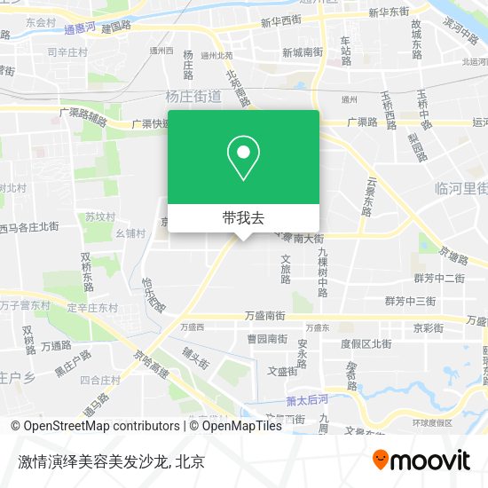 激情演绎美容美发沙龙地图