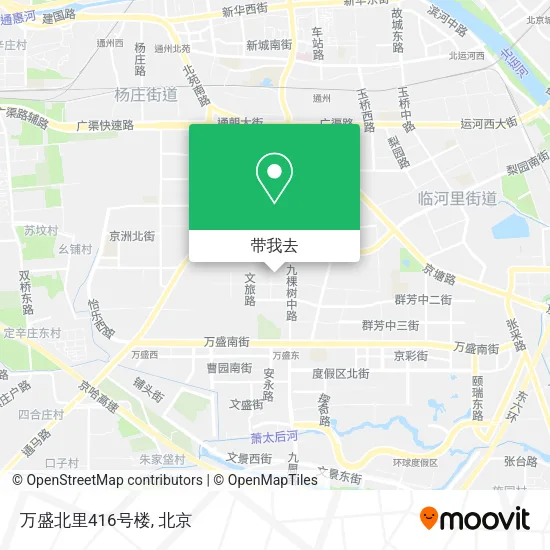 万盛北里416号楼地图