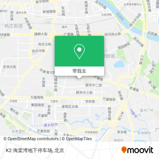 K2·海棠湾地下停车场地图