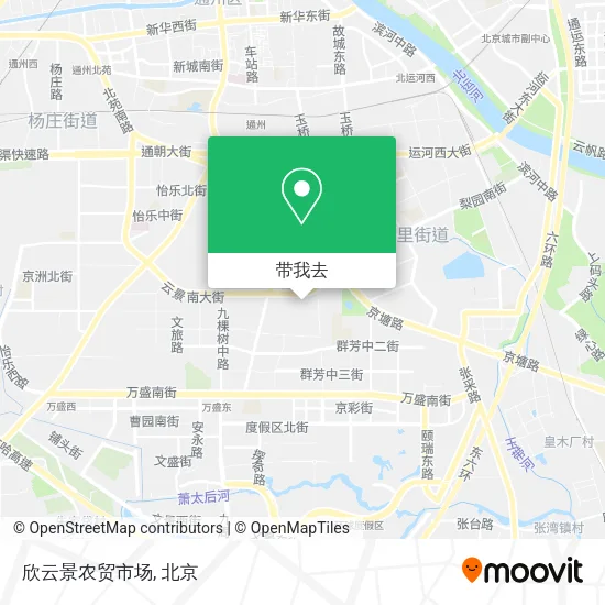 欣云景农贸市场地图
