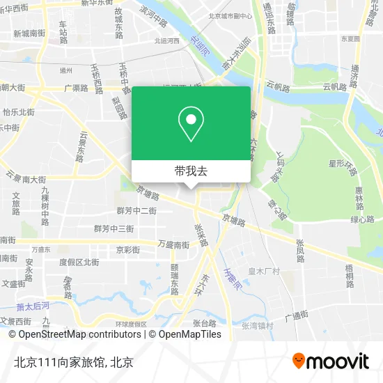 北京111向家旅馆地图
