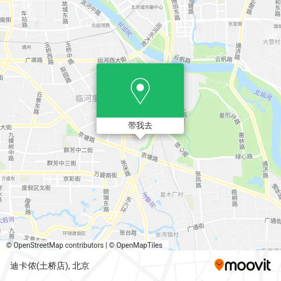 迪卡侬(土桥店)地图