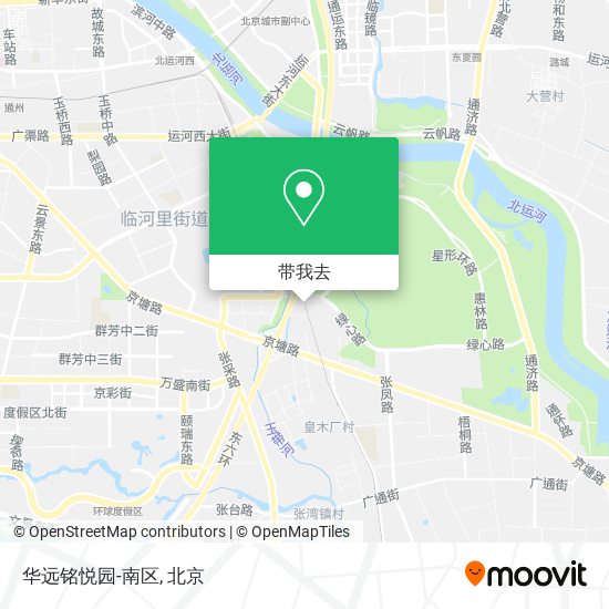 华远铭悦园-南区地图