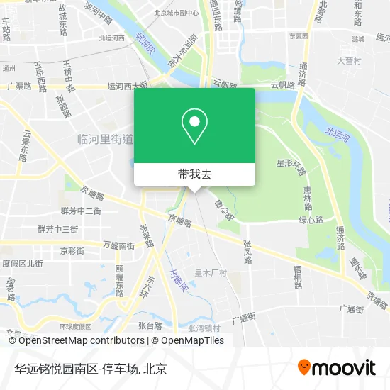 华远铭悦园南区-停车场地图