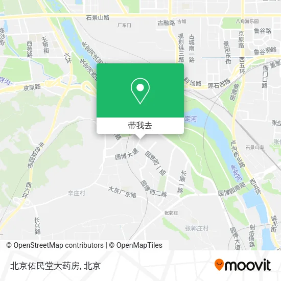 北京佑民堂大药房地图