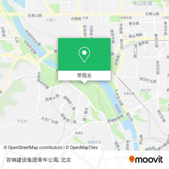首钢建设集团青年公寓地图