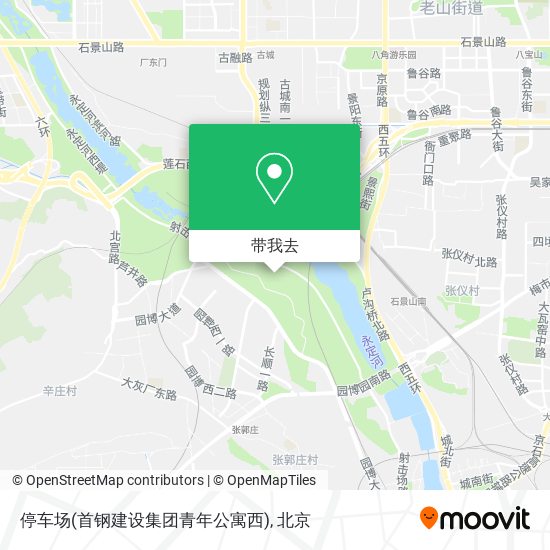 停车场(首钢建设集团青年公寓西)地图