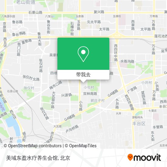 美域东盈水疗养生会馆地图