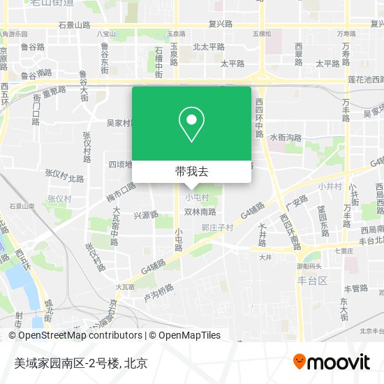 美域家园南区-2号楼地图