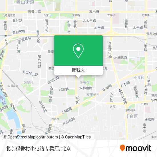 北京稻香村小屯路专卖店地图